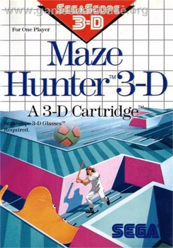 Cover Maze Hunter 3D for Master System II